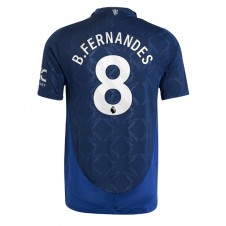 Manchester United Bruno Fernandes #8 Bortatröja 2024-25 Korta ärmar
